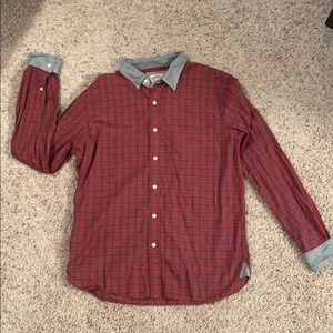 Brooks brothers plaid button down